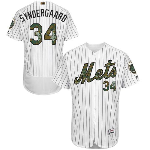Noah Syndergaard New York Mets white Authentic jersey