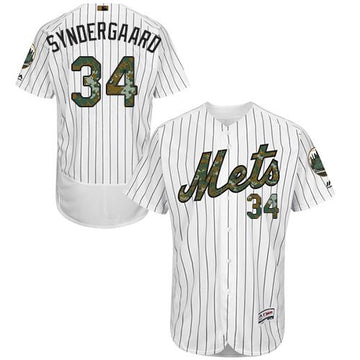 Noah Syndergaard New York Mets white Authentic jersey