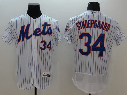 Noah Syndergaard New York Mets white Authentic jersey