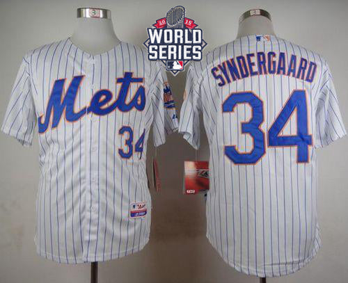 Noah Syndergaard New York Mets white Home jersey