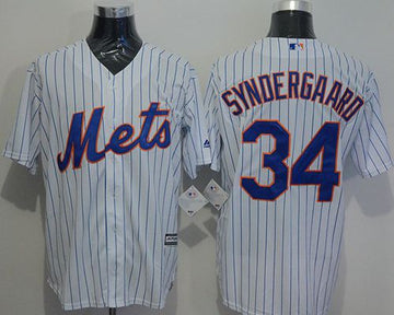 Noah Syndergaard New York Mets white jersey