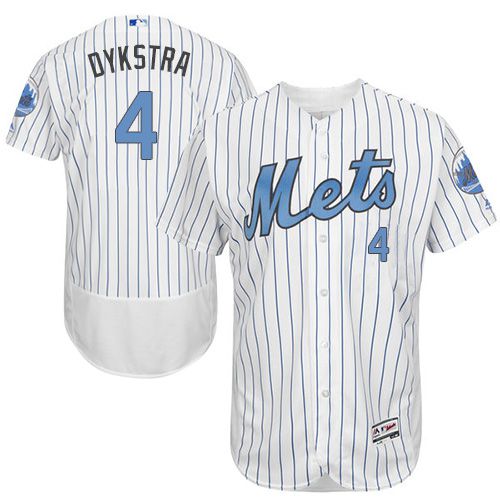 Lenny Dykstra New York Mets white Authentic jersey