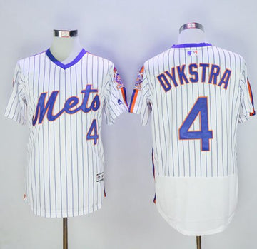 Lenny Dykstra New York Mets white Alternate jersey