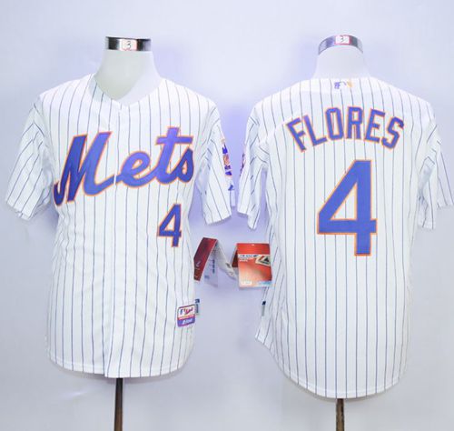 Wilmer Flores New York Mets white Home jersey
