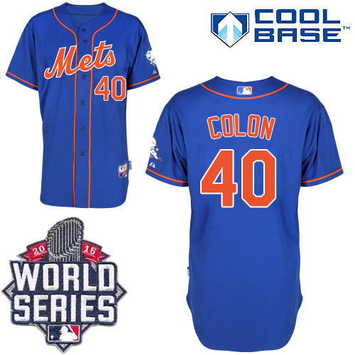 Bartolo Colon New York Mets blue Alternate jersey