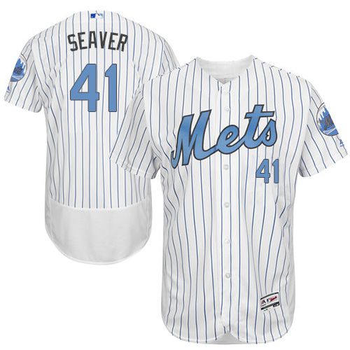 Tom Seaver New York Mets white Authentic jersey