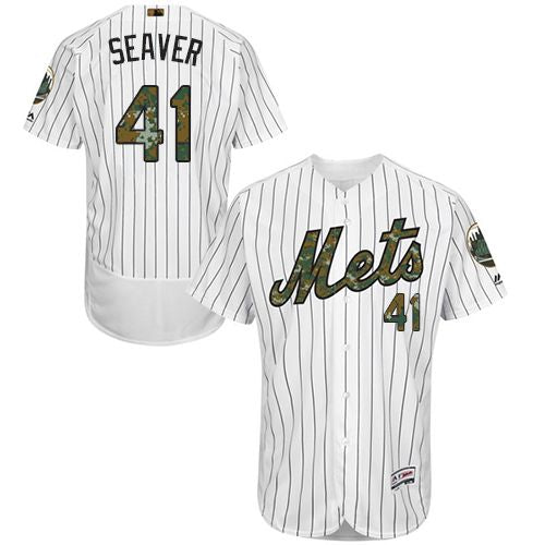 Tom Seaver New York Mets white Authentic jersey