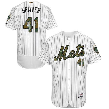 Tom Seaver New York Mets white Authentic jersey