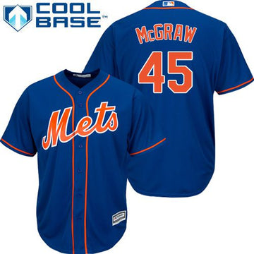 Tug McGraw New York Mets blue Alternate jersey
