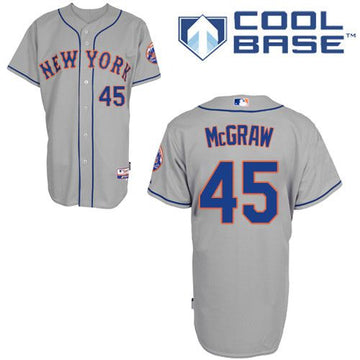 Tug McGraw New York Mets grey Road jersey