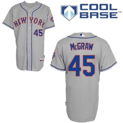 Tug McGraw New York Mets grey Road jersey