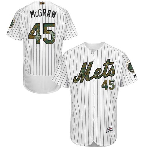 Tug McGraw New York Mets white Authentic jersey