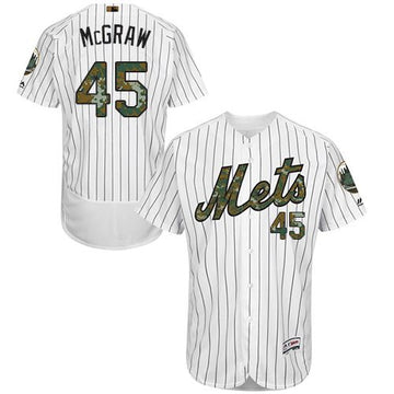 Tug McGraw New York Mets white Authentic jersey
