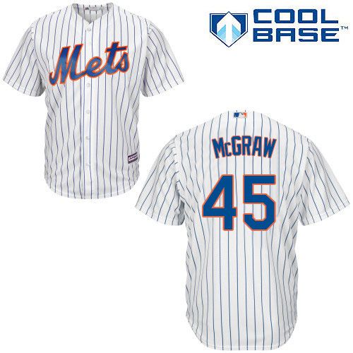 Tug McGraw New York Mets white Home jersey