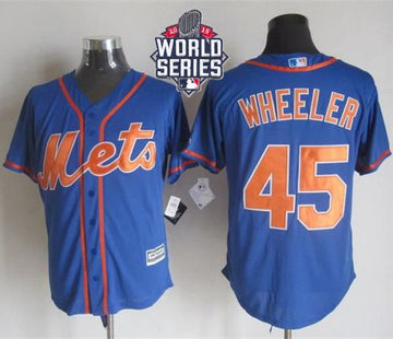 Zack Wheeler New York Mets blue Alternate jersey