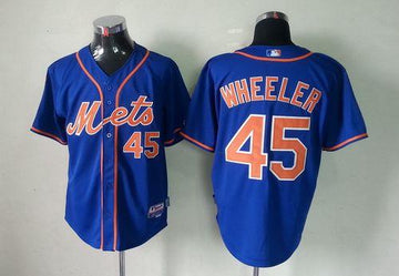Zack Wheeler New York Mets blue jersey