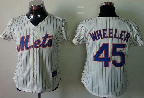 Zack Wheeler New York Mets cream Fashion jersey