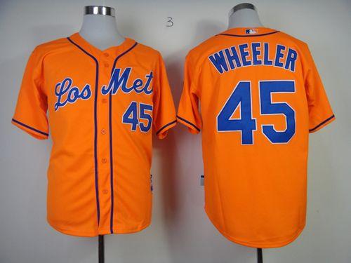 Zack Wheeler New York Mets orange jersey
