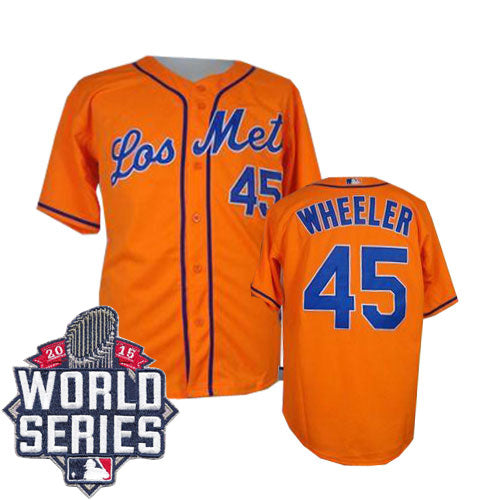 Zack Wheeler New York Mets orange jersey