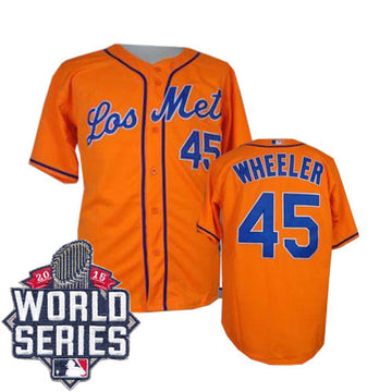 Zack Wheeler New York Mets orange jersey