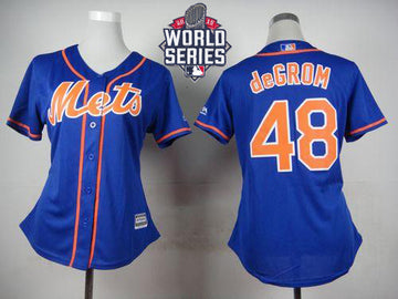 Jacob deGrom New York Mets blue Alternate jersey
