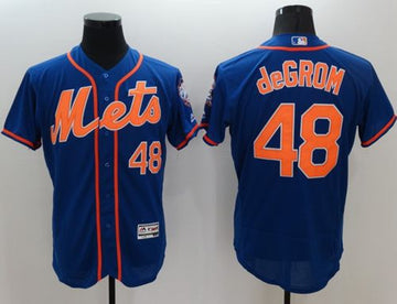 Jacob DeGrom New York Mets blue Authentic jersey