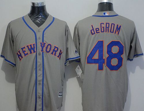 Jacob DeGrom New York Mets grey jersey