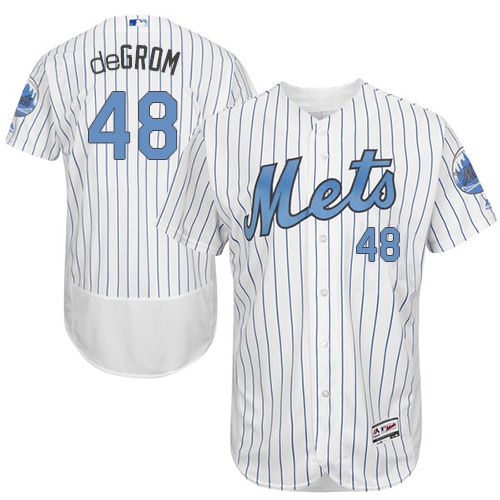 Jacob DeGrom New York Mets white Authentic jersey