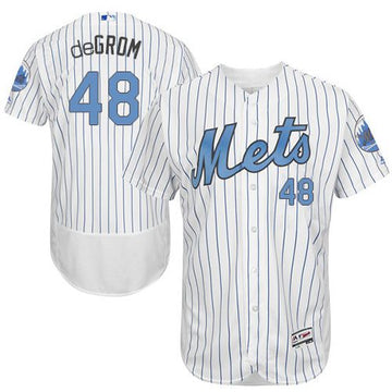 Jacob DeGrom New York Mets white Authentic jersey