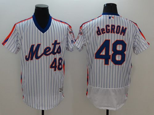 Jacob DeGrom New York Mets white Alternate jersey