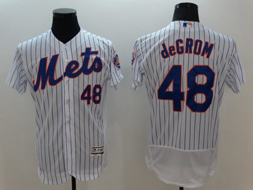 Jacob DeGrom New York Mets white Authentic jersey