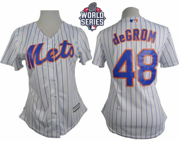 Jacob deGrom New York Mets white Home jersey