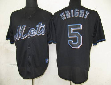David Wright New York Mets black Fashion jersey