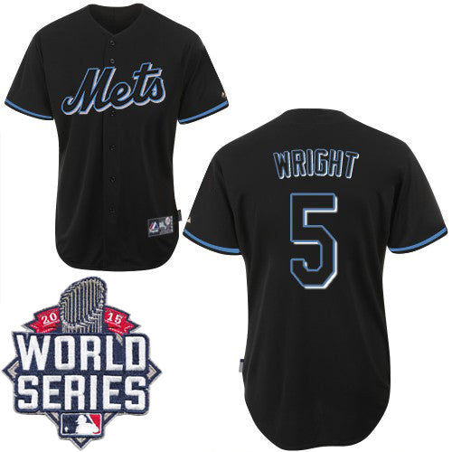 David Wright New York Mets black Fashion jersey