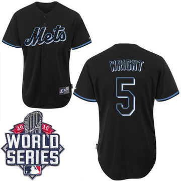 David Wright New York Mets black Fashion jersey