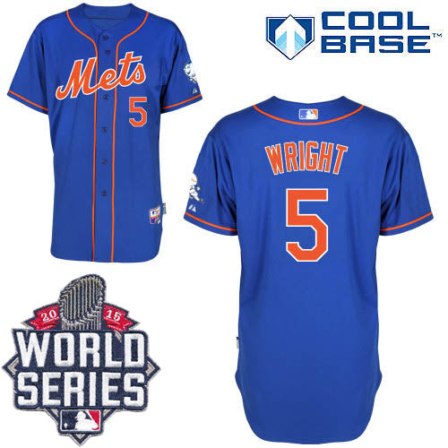 David Wright New York Mets blue Alternate jersey