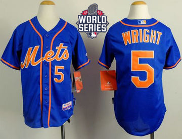 David Wright New York Mets blue Alternate jersey