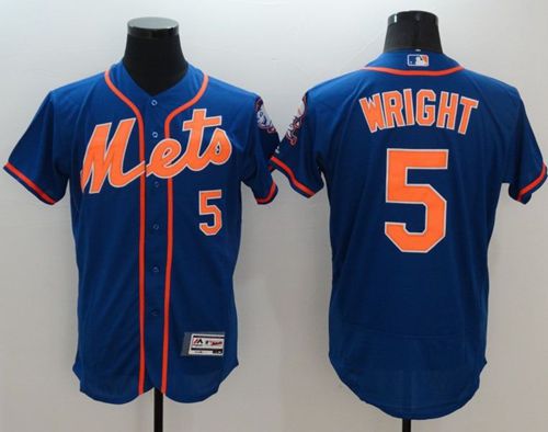 David Wright New York Mets blue Authentic jersey