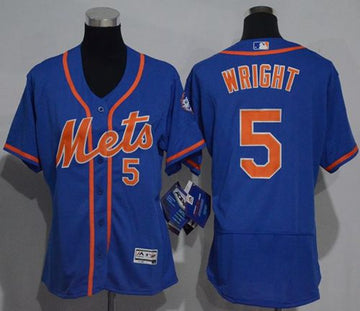 David Wright New York Mets blue Authentic jersey