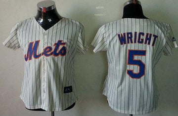 David Wright New York Mets cream Fashion jersey