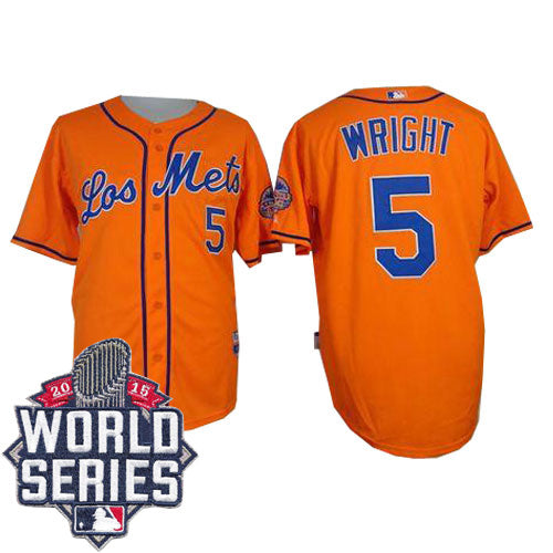 David Wright New York Mets orange jersey