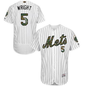 David Wright New York Mets white Authentic jersey