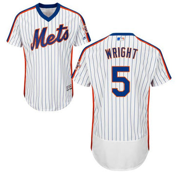 David Wright New York Mets white Alternate jersey