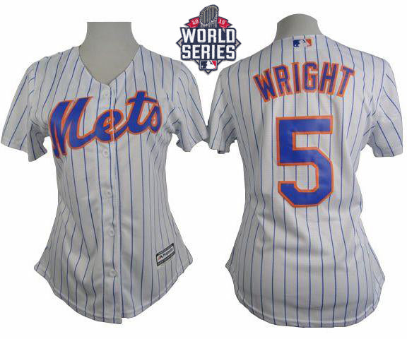 David Wright New York Mets white Home jersey