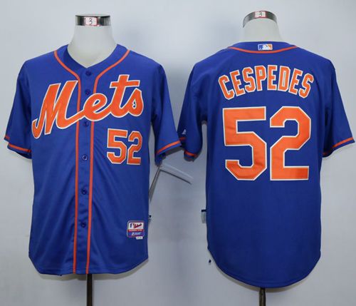 Yoenis Cespedes New York Mets blue Alternate jersey