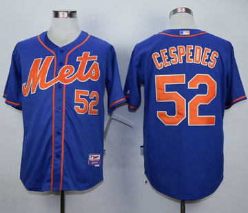 Yoenis Cespedes New York Mets blue Alternate jersey