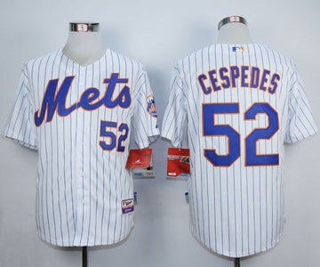 Yoenis Cespedes New York Mets white Home jersey