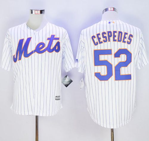Yoenis Cespedes New York Mets white jersey