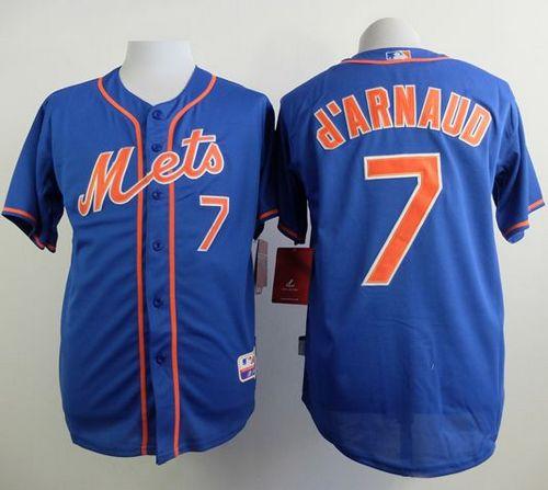 Travis New York Mets blue Alternate jersey