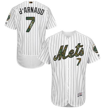 Travis New York Mets white Authentic jersey